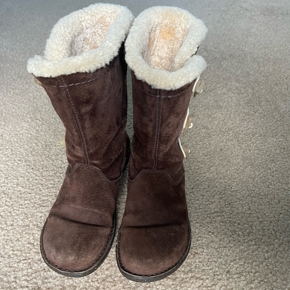 Brown Mid Calf Ugg Boots